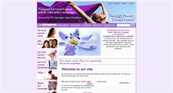 Desktop Screenshot of cervicalcancercampaign.org